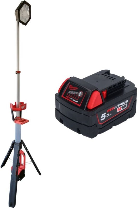 Milwaukee - M18 SAL2-501 Akku Baustrahler 18 v 2800 lm + 1x Akku 5,0 Ah - ohne Ladegerät