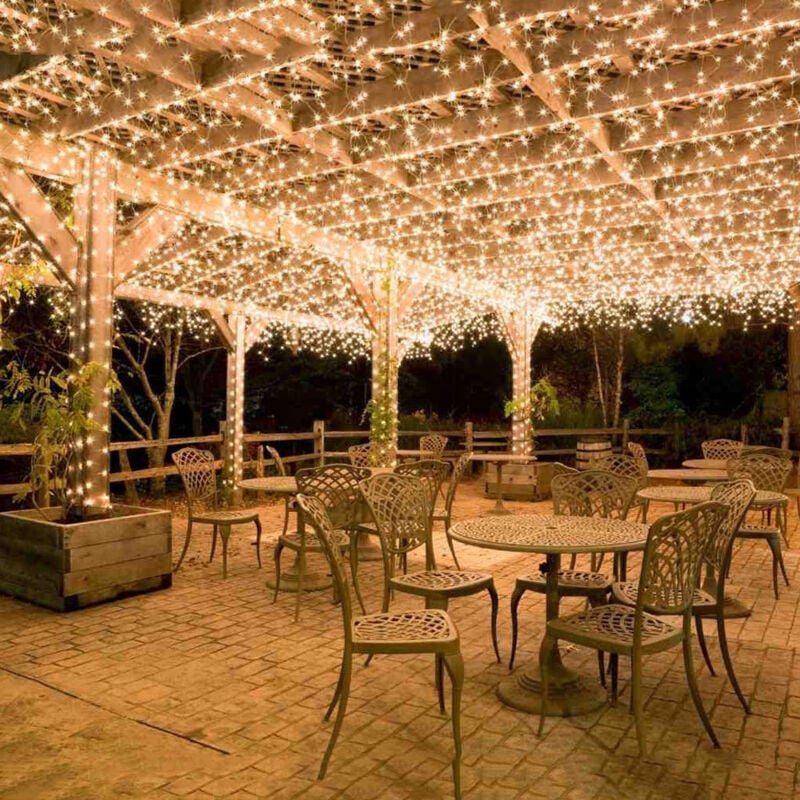 Thumbnail - 100M 600 LED Lichterkette Karneval Outdoor Hochzeit Indoor Gartenbeleuchtung DE - RWLighting String