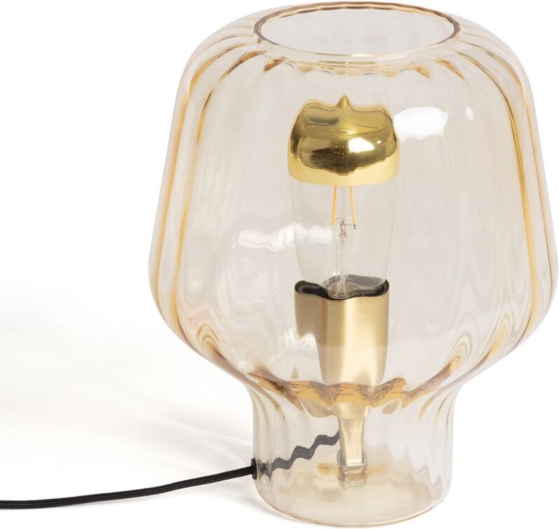 Ledkia - Tischlampe aus Glas Vittoria Transparent