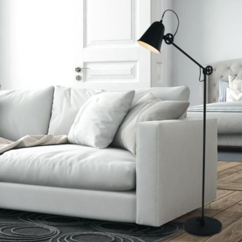 Thumbnail - Steinhauer - Stehleuchte Standleuchte Beistellleuchte Wohnzimmer Höhe flexibel Metall 160cm