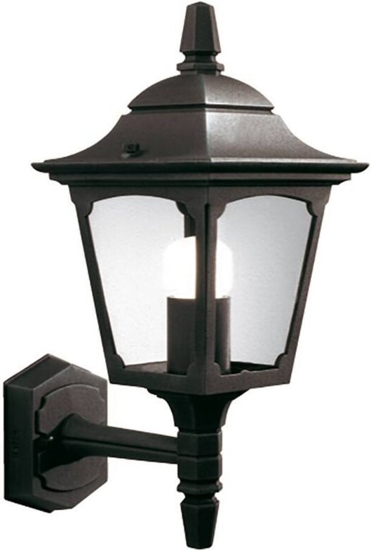 Elstead - Chapel Mini - 1 Licht Außenwandlaterne Licht Schwarz IP44, E27
