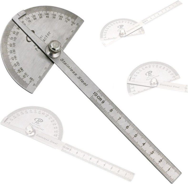 Trade Shop Traesio - Trade Shop - rotative goniometro für misuration von angoli scala free 10CM rotante -