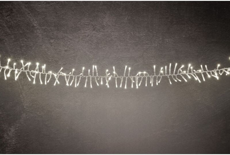 LED-Lichterkette Cluster Außen 3 m warmweiß-transparent mit Timer, Dimmer Lichterketten - Trendline