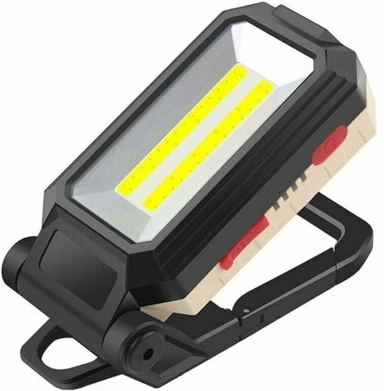Thumbnail - Shining House - COB-Arbeitsleuchte, 10 w, LED-Flutlicht, tragbar, wiederaufladbar, Inspektionslampe, magnetische Taschen...