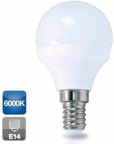 Thumbnail - GSC - Kugelförmige led Birne E14 5W kaltes Licht 6000K 470 lm 2002341