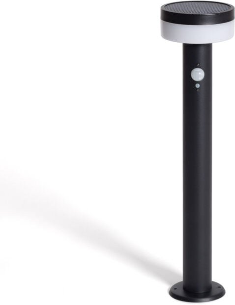 Led Bodenstehleuchte Außen Solar 1.5W 50cm Aluminium mit Bewegungssensor Ashier Schwarz