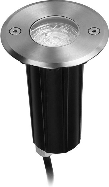 Nobile Illuminazione - Eingelassener begehbarer rundanschluss gu10 ip67 aus schwarz eloxiertem aluminium 60082