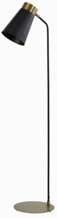 Light & Living - stehlampe - Braja - schwarz - metall - leselampe