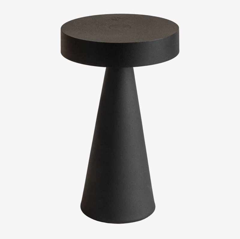 Sklum - Kabellose LED-Tischlampe für den Außenbereich Catinca Schwarz