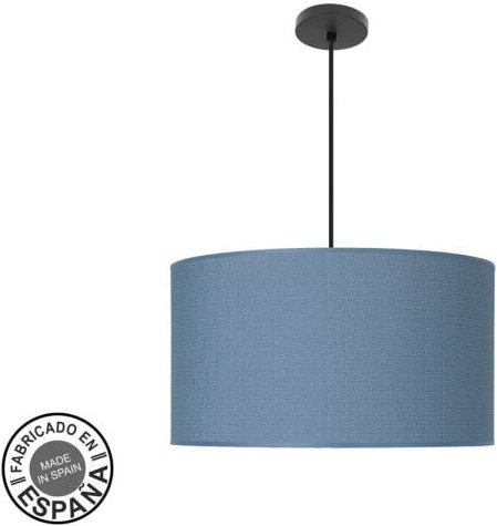 Fabrilamp - Fashion Pendelleuchte 3xe27 schwarz/blau regx50x50 cm mit Diffusor