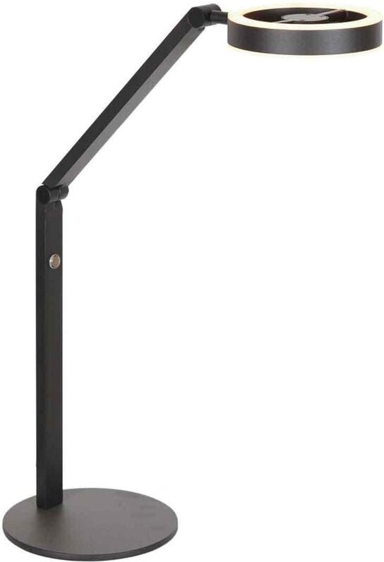 Tischlampe - Ringlux - schwarz - metall - ø 20cm - - Steinhauer