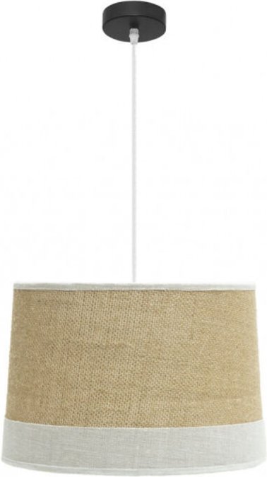 Hängeleuchte tietar 1xe27 sack/weiß regx40x40 cm