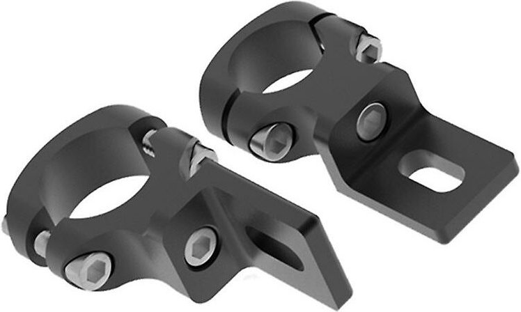 Woosien - 2 stücke Universal Lenker 22mm Motorrad Scheinwerfer Halterung Halter Rohr Für Cafer Chopper, tg80