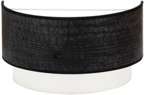 Fabrilampfabrilamp Wandleuchte de Wandleuchte Myriam in Schwarz Holzfarbe