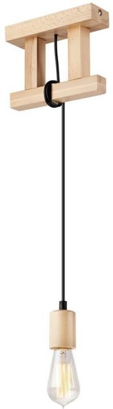 Thumbnail - Lamkur Lighting - Lamkur Leon Industrial Slim Pendel-Deckenleuchten Natur, 1x E27