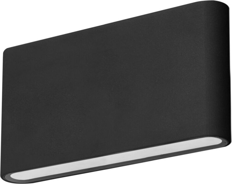 Forlight - Slim Wenden Sie die AußenlED IP54 -Minimalist mit warmem Licht 3000K an. Schwarze Farbe