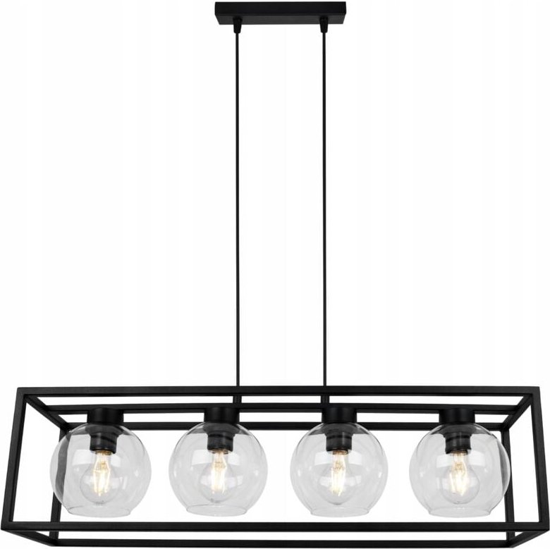 Hängelampe Käfig elegante Glaskugel