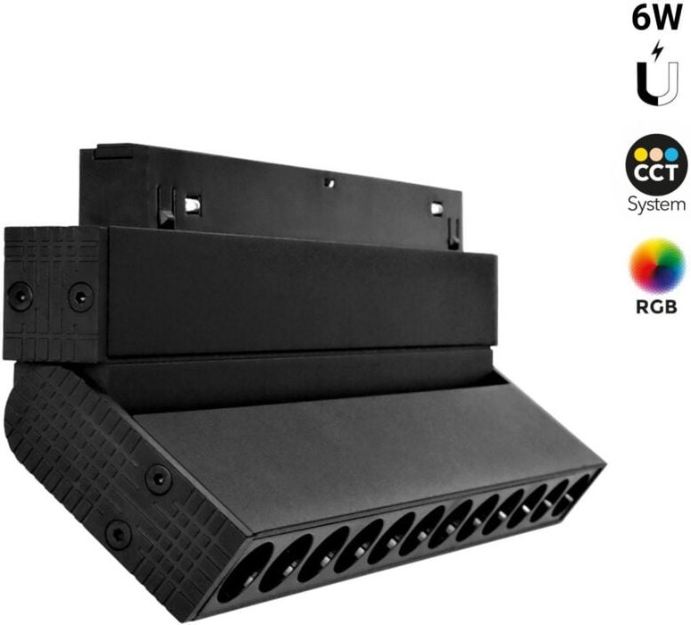 Rgb cct Leuchte, magnetisches Schienensystem 6W UGR18 MiLight