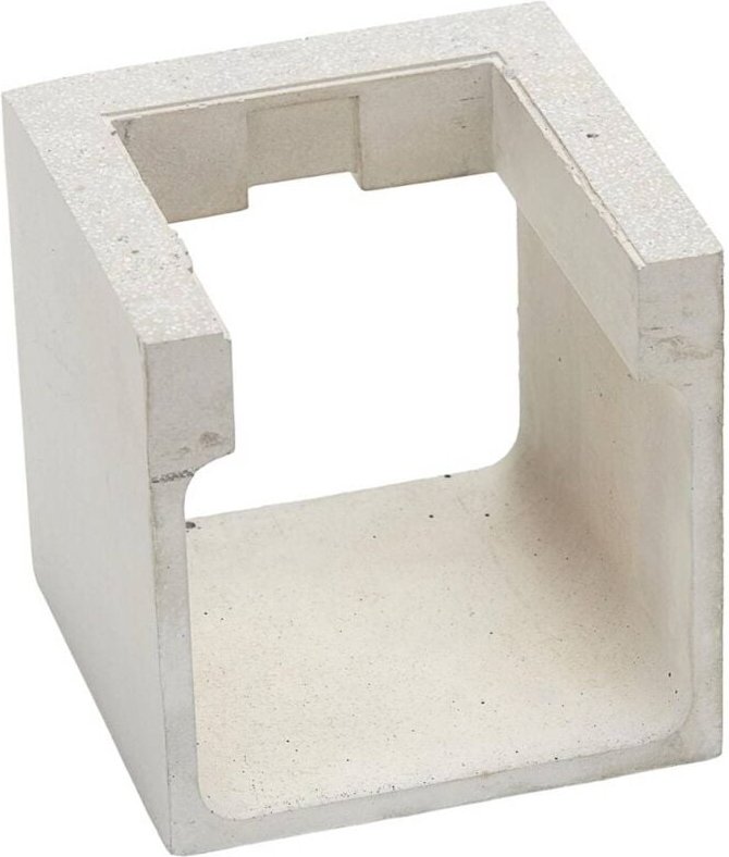 Beton LED Wandleuchte außen "Riak" aus Beton, für Badezimmer von Lucande