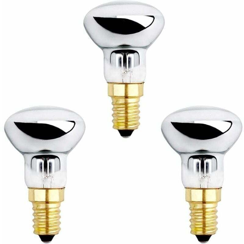 E14 R39 25 w Lava-Glühbirne, dimmbar, 2600 k Warmweiß, 250 lm, Reflektorlampe mit kleinem Sockel für beheizte Blasen, Fa...