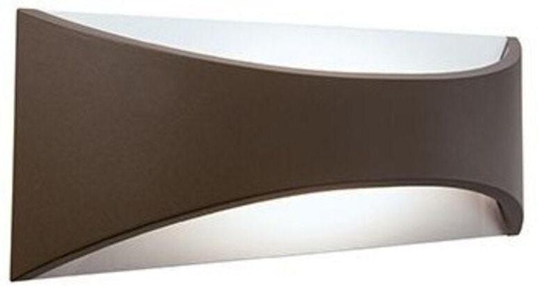 Moon große braune LED-Wandleuchte 12W 4000K IP65 99108/27 - Sovil