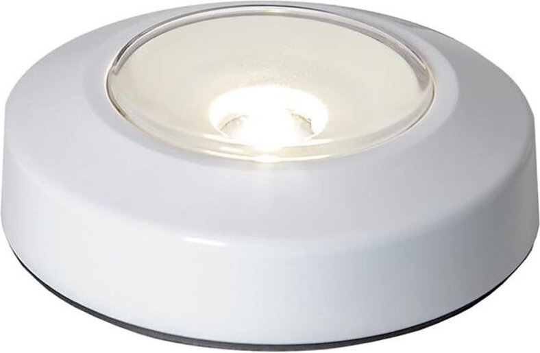 Rundes Orientierungslicht ,Functional' mit Batterien, Stick & Push, Touch-Licht mit warmweißer LED, Ø 6,9cm