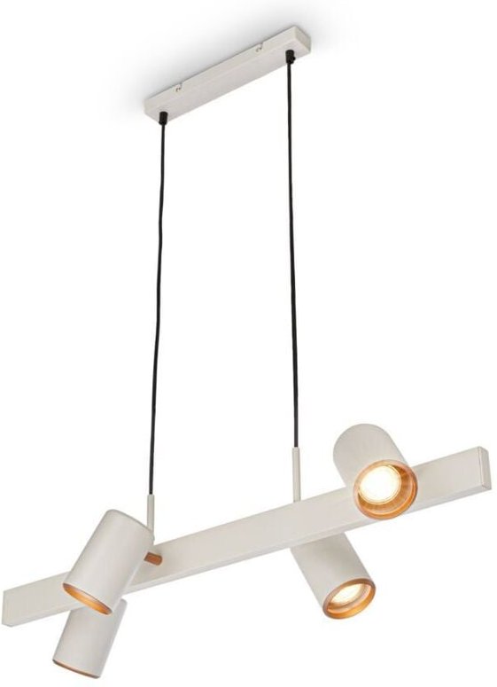 Pendelleuchte Hängelampe Esszimmer 4-flammig Schwenkbar Wohnzimmer Spots