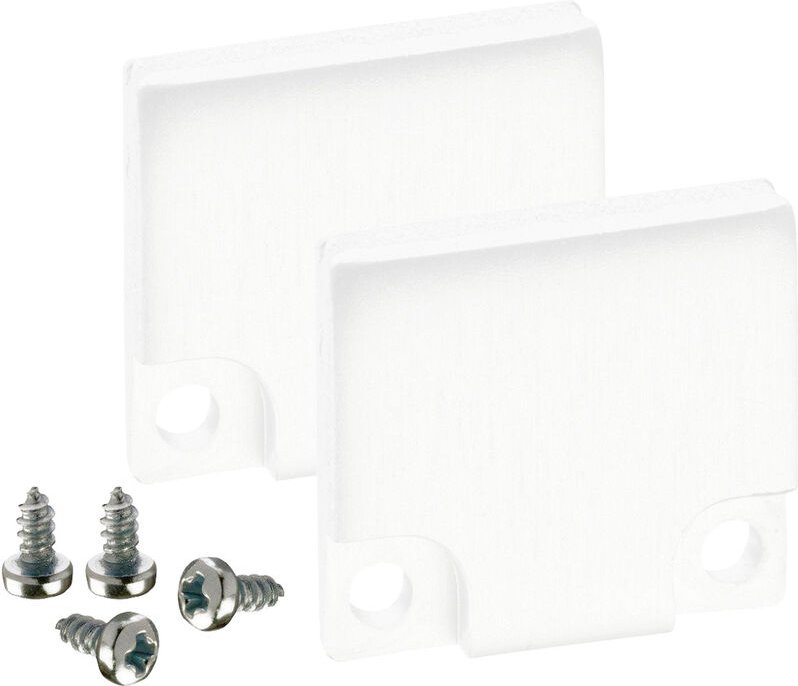 Barthelme 623986139010 BARdolino Endkappen-Set Aluminium (L x B x H) 3 x 18.4 x 19.7 mm 2 St