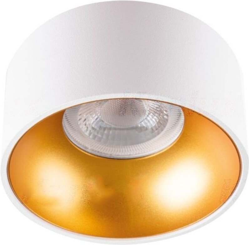 Kanlux Einbaustrahler Riti in Weiß und Gold GU10