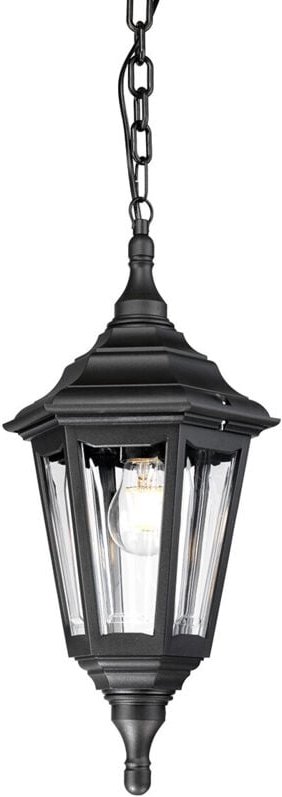 Elstead - Kinsale - 1 leichte Deckenleuchte für den Außenbereich Schwarz IP43, E27