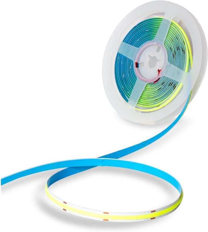 Barcelona Led - cob LED-Streifen 24V dc - 12W/m - 8mm - IP20 - 5 m Rolle - alle