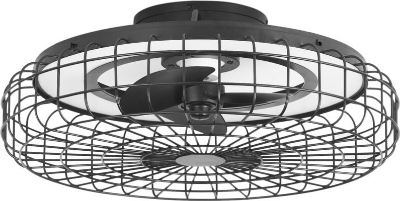 Merak - Ventilador de Techo con Lámpara led sin Aspas. Ventilador de Plafón 6 Velocidades y Luz Regulable 2700-6000K