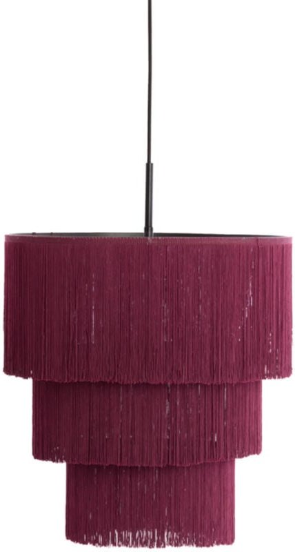 Light & Living - hängeleuchte - Malaika - lila - metall - Ø 45cm