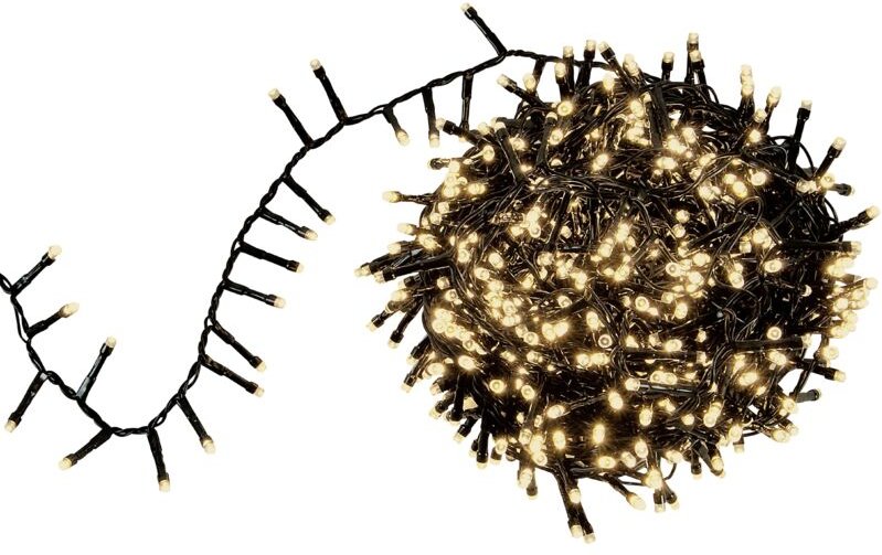LED-Lichterkette 1000 LEDs warm 20m