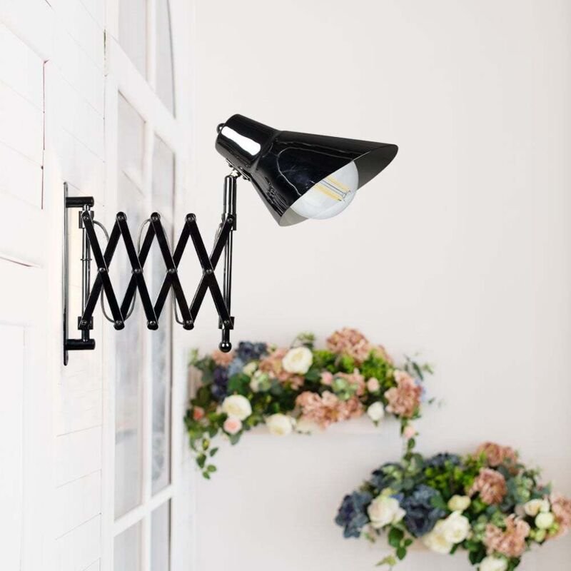 Wandleuchte verstellbar e27 chrom vt-7402 - 40431 - V-tac