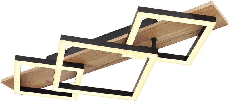 Thumbnail - Deckenleuchte - Beatrix - natürlich schwarz - metall - - Globo