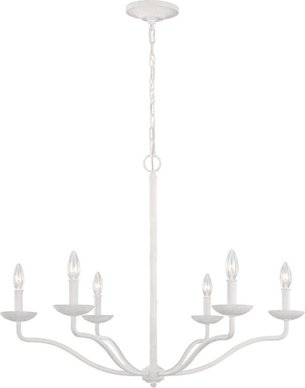 Elstead Feiss Annie Mehrarmiger Kronleuchter Gips weiß