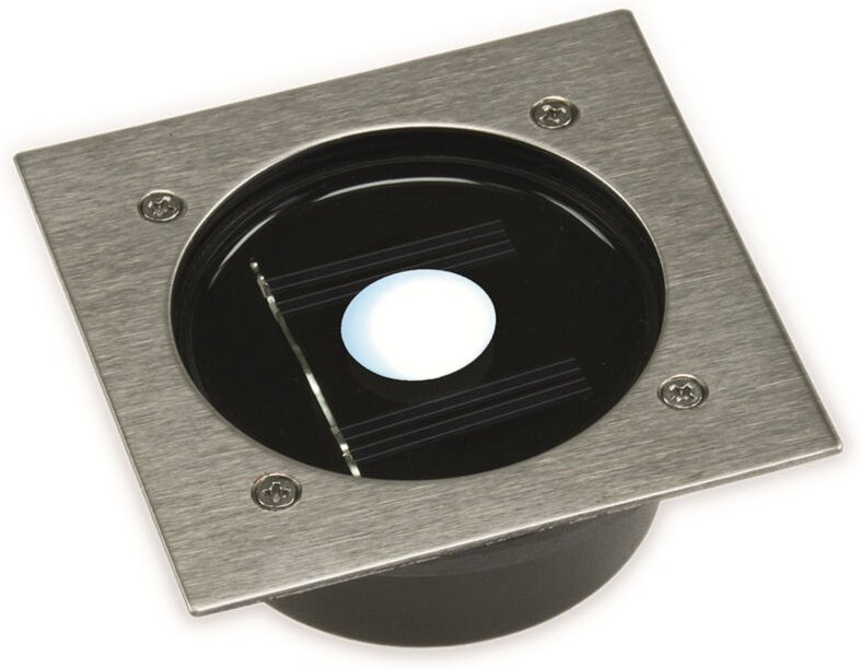 Thumbnail - Solar LED-Bodenleuchte ctb-e, IP44, eckig, 100x100 mm - Chilitec