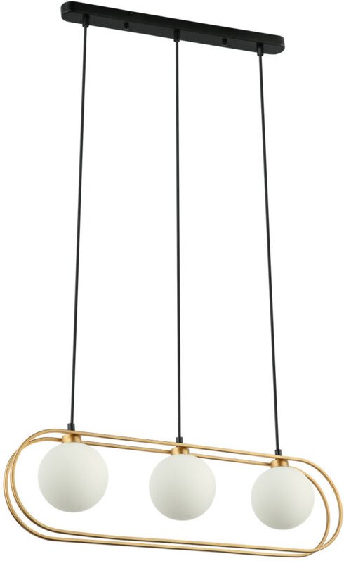 Grosetta Moderne 3-flammige Kugel-Pendel-Deckenleuchte, G9 - Italux