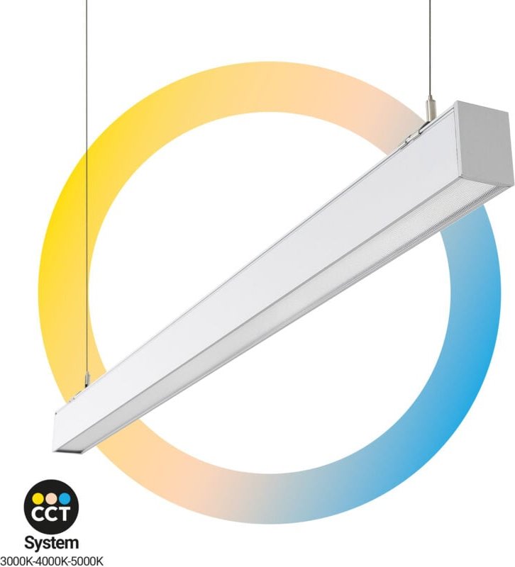 Thumbnail - Barcelona Led - led CCT-Linienleuchte hängend oder zur Deckenmontage - 40W -