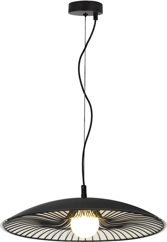 V-TAC Hängeleuchte – Glas-Metall-Serie – IP20 – Schwarz + Weiß