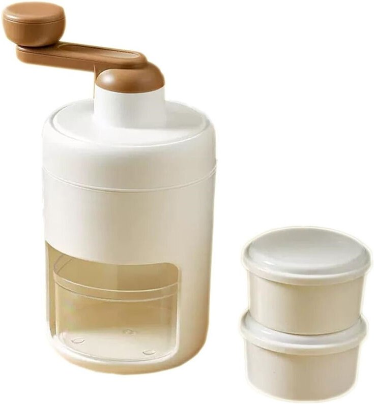 Trade Shop - TRITAGHIACCIO MANUALE A MANOVELLA FACILE DA USARE MACCHINA GHIACCIO TRITATO GRANITA CASA -