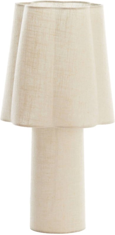 Tischlampe - Musaby - natürlich - textil - - Light&living
