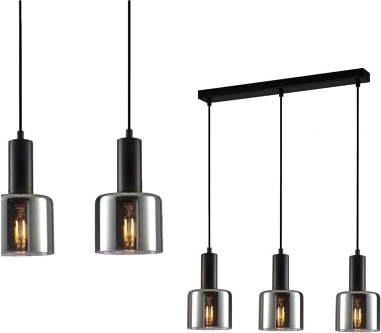 Santia Moderne 3-flammige Stab-Pendel-Deckenleuchte, E27 - Italux