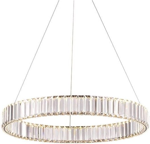 Bohemia Brass 40 AL – LED-Kristall-Kronleuchterring 40 cm Messing