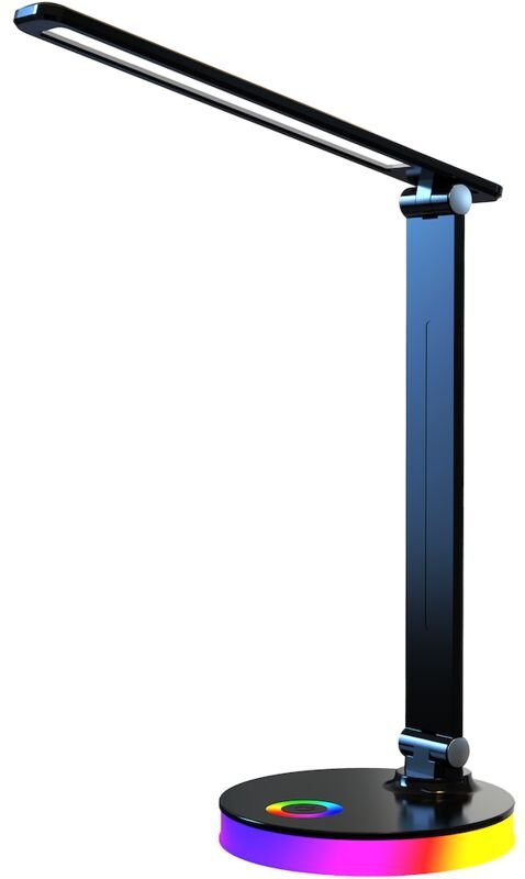 Bruno Schwarze 5-W-LED-RGB-Schreibtischlampe