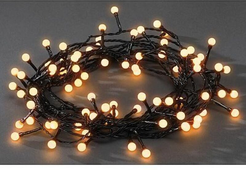 Konstsmide LED Lichterkette Globe außen und innen warmweiß 80 Lichterkette