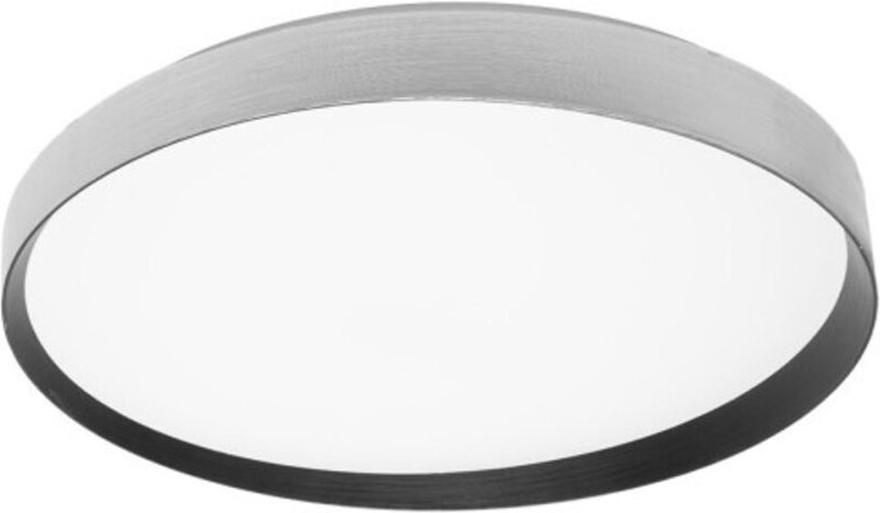 Alora - deckenleuchte 60w 3000-4200-6500k silber/schwarz 8x50x50cm 5400lm mit fernbedienung & speicher