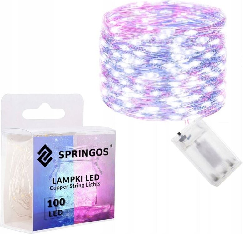 Drahtlichter 100 Led 10m Batteriebetrieben Weihnachtslichter Rosa Blau