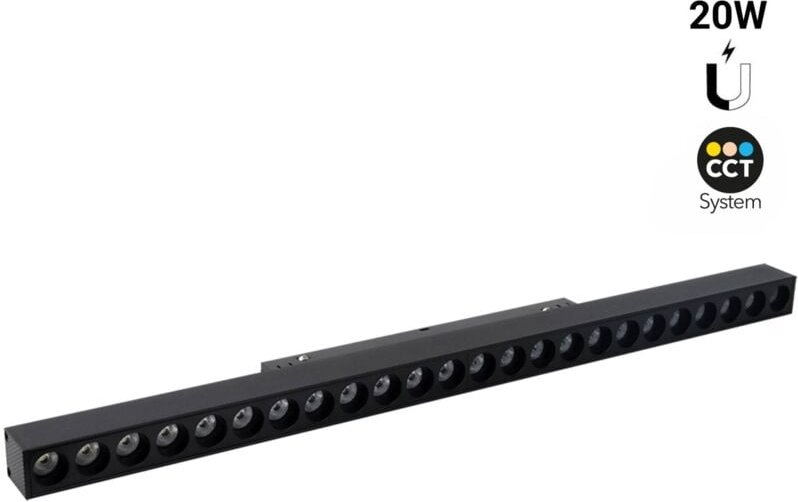 Cct Leuchte Schienensystem, magnetisch 20W UGR18 MiLight